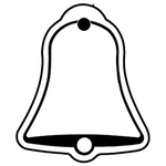 Key Tags - Soft Vinyl - Stock Shape Collection - Bell