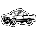 Key Tags - Soft Vinyl- Stock Shape Collection - Pickup Truck