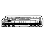 Key Tags - Soft Vinyl-Stock Shape Collection - Train Engine