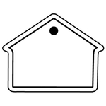 Key Tags - Soft Vinyl - Stock Shape Collection - House
