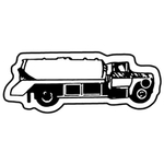 Key Tags - Soft Vinyl- Stock Shape Collection - Septic Truck
