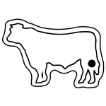 Key Tags - Soft Vinyl - Stock Shape Collection - Bull