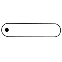 Key Tags - Soft Vinyl - Spot Color Screen Print -... from ASI 80210 Quikey...