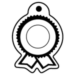 Key Tags - Soft Vinyl-Stock Shape Collection - Ribbon w/ Tab