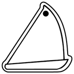 Key Tags - Soft Vinyl - Stock Shape Collection - Sailboat