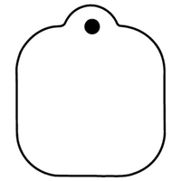 Key Tags - Soft Vinyl - Spot Color Screen Print -... from ASI 80210 Quikey...