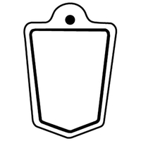 Key Tags - Soft Vinyl - Spot Color Screen Print -... from ASI 80210 Quikey...