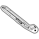 Key Tags - Soft Vinyl - Stock Shape Collection - Airplane