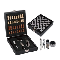 Low MOQ Chess with 4 Pc Wine Opener & Corkscrew Set