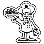 Key Tags - Soft Vinyl-Stock Shape Collection - Man w/ Pasta