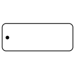 Key Tags - Soft Vinyl - Stock Shape Collection - Rectangle