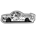Key Tags - Soft Vinyl - Stock Shape Collection - Race Truck