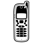 Key Tags - Soft Vinyl - Stock Shape Collection - Cell Phone