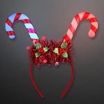 Blinky Candy Cane Headband