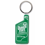 Key Tags - Soft Vinyl - Oil Bottle (Side Neck)