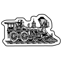 Key Tags - Soft Vinyl-Stock Shape Collection - Train Engine