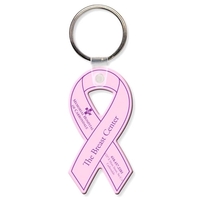 Key Tag - Ribbon Breast Cancer - Spot Color