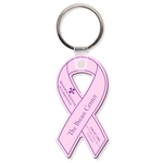 Key Tag - Ribbon Breast Cancer - Spot Color