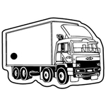 Key Tags - Soft Vinyl - Stock Shape Collection - Semi Truck