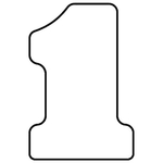 Magnets - Stock Shape Collection - Number 1