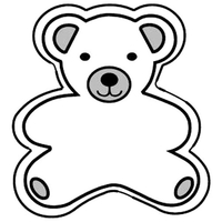 Magnets - Stock Shape Collection. Bear shaped.... from ASI 80210 Quikey Mfg...