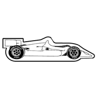 Magnet - Indy Car - Full Color... from ASI 80210 Quikey Mfg Co Inc / Quikey Line