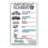 Magnet - 3.5" x 5.5" Rectangle - Full Color... from ASI 80210 Quikey Mfg Co...