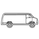 Magnets - Stock Shape Collection - Full Color - Long Van