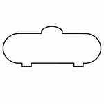 Magnets - Stock Shape Collection - Full Color - Propane Tank