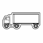 Magnets - Stock Shape - Full Color - Moving Semi Truck