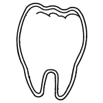 Magnets - Stock Shape Collection - Full Color - Tooth