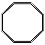 Magnets - Stock Shape - Full Color - Small Stop Sign