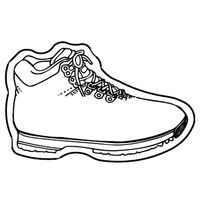 Magnets - Stock Shape Collection - Full Color. Hiking boot shaped.... from...