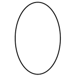 Magnets - Stock Shape Collection - Full Color - Oval shaped