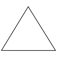 Magnets - Stock Shape Collection - Full Color. Triangle shaped.... from ASI...