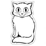 Magnets - Stock Shape Collection - Full Color - Cat
