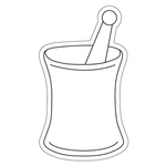 Magnets - Stock Shape - Full Color - Mortar & Pestle