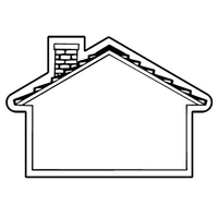 Magnets - Stock Shape Collection - Full Color. Large house shaped.... from...