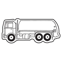 Magnets - Stock Shape Collection - Full Color. Oil truck shaped.... from ASI...