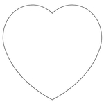 Magnets - Stock Shape Collection - Full Color - Small Heart