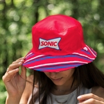 Reversible Bucket Hat RPET Recycled Material Sublimation