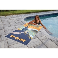 30" x 60" beach towel made of a polyester front that... from ASI 79750 Pro...
