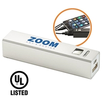 Rugged and stylish anodized aluminum power bank.... from ASI 52840 Evans...