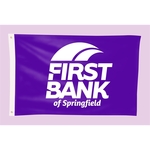 3' H x 5' W Team Flag SINGLE SIDE