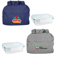 Handy Heathered Glass Lunch Set... from ASI 30208 A P Specialties / AP...