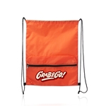 Augusta Drawstring Backpacks with Front Pocket