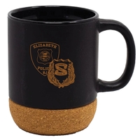 14 ounce ceramic mug with cork bottom... from ASI 74245 Nordic Co Inc