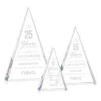 Triangular optical crystal award.... from ASI 84592 St Regis Group / St Regis