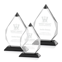 The Granville's faceted optical crystal edges are combined with a gem-cut......