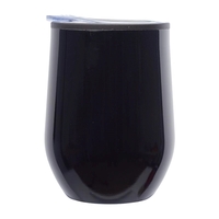 Double-walled stainless-steel tumbler, 12 oz. plus 1c1p silkscreen imprint......